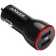 Автомобильное зарядное устройство Anker 24W 2-Port Car Charger 2 A2310011 (Black) Автомобильное зарядное устройство Anker 24W 2-Port Car Charger 2 A2310011 (Black)